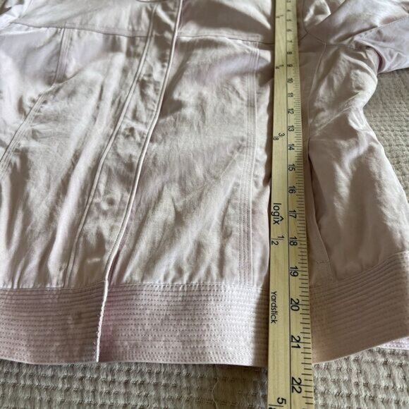 Sigrid Olsen Women Jacket Size 8 Pink Silk Button Snaps Barbie Beach Vacation - Picture 9 of 15